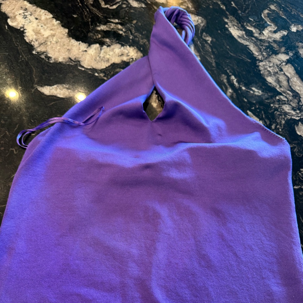 Ralph Lauren Vibrant Purple Halter Top